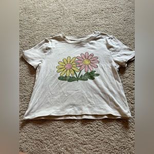 Cropped baby t shirt